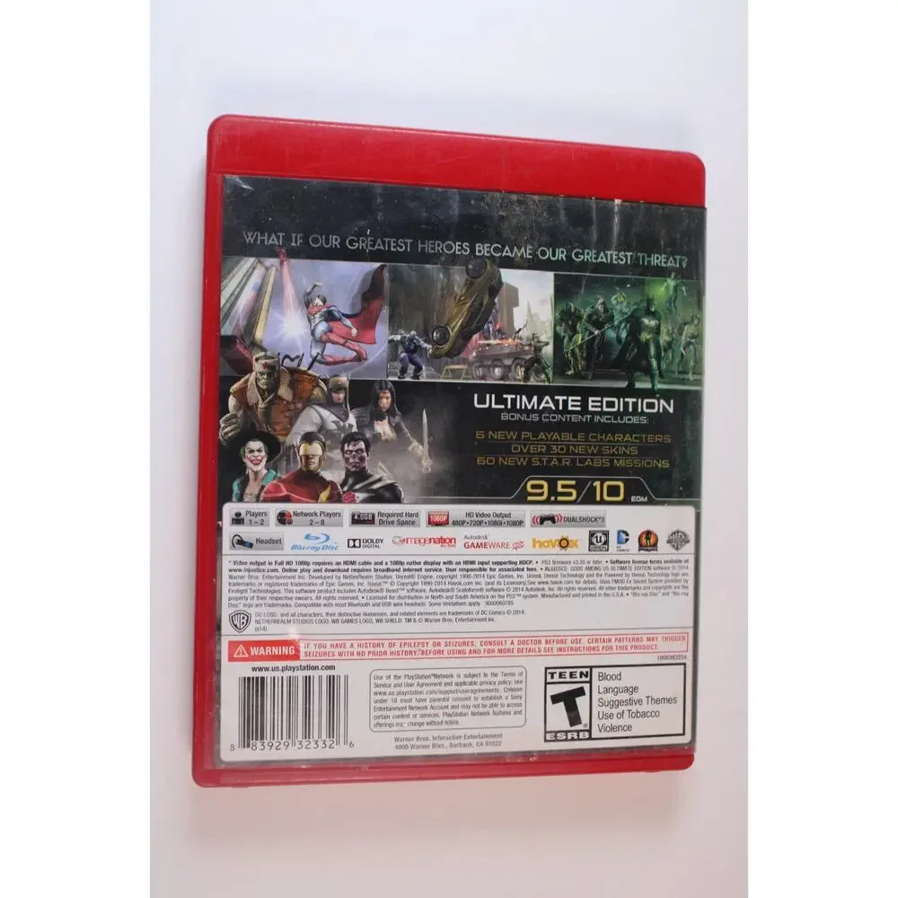 Injustice: Gods Among Us Ultimate Edition Greatest Hits (Soy Playstation 3, PS3)